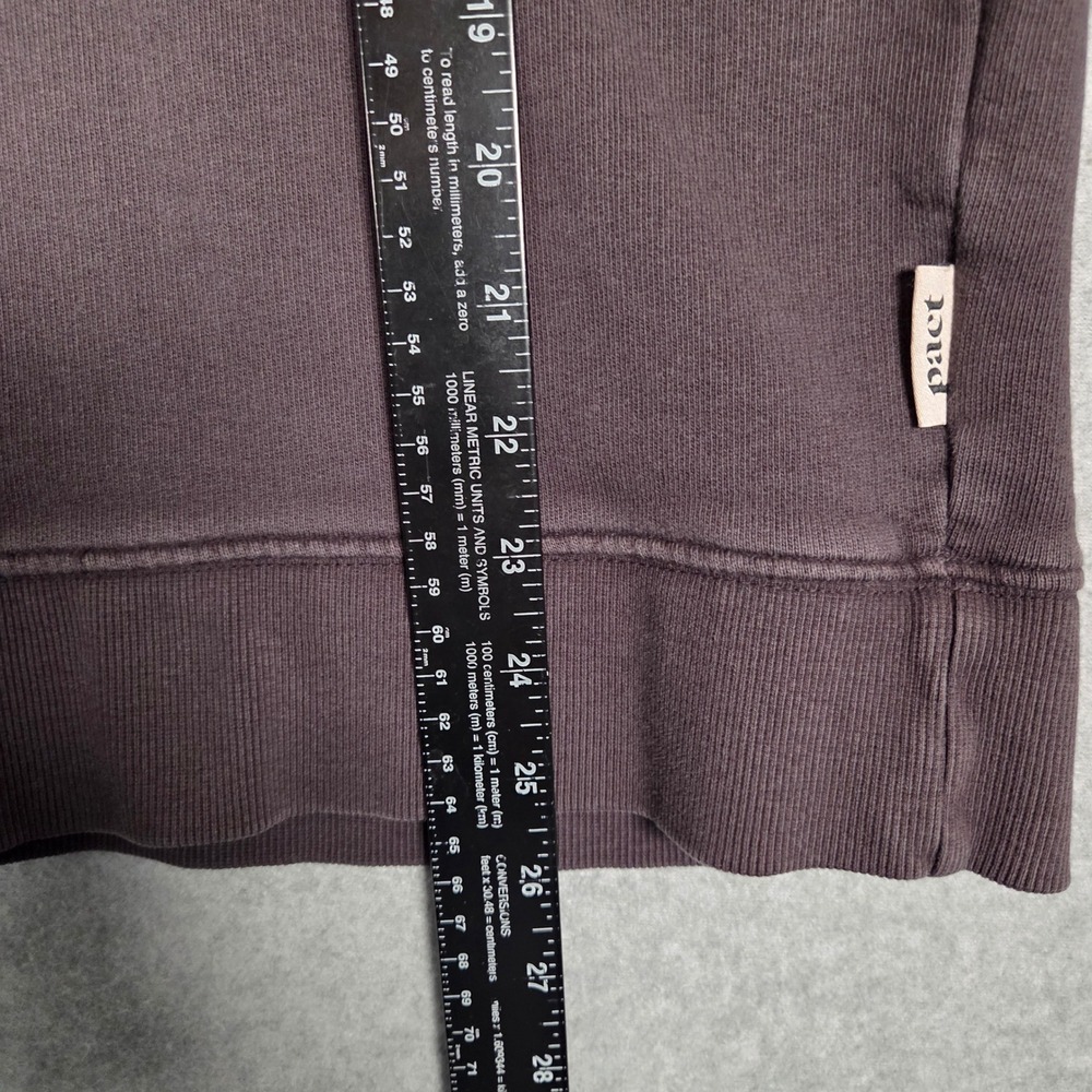 Pact Womens Large Sweatshirt Brown Raglan Organic Cotton Crewneck Pullover - Picture 8 of 8